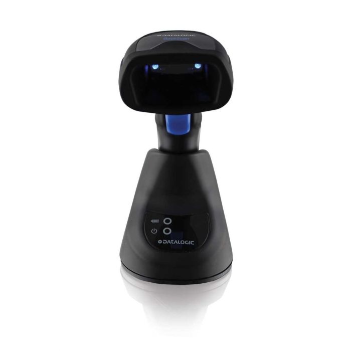 Datalogic QM2500 Kit USB 2D MP Imager Negro - Lector de Códigos de Barras Inalámbrico QuickScan Mobile 433 MHz con Base 1