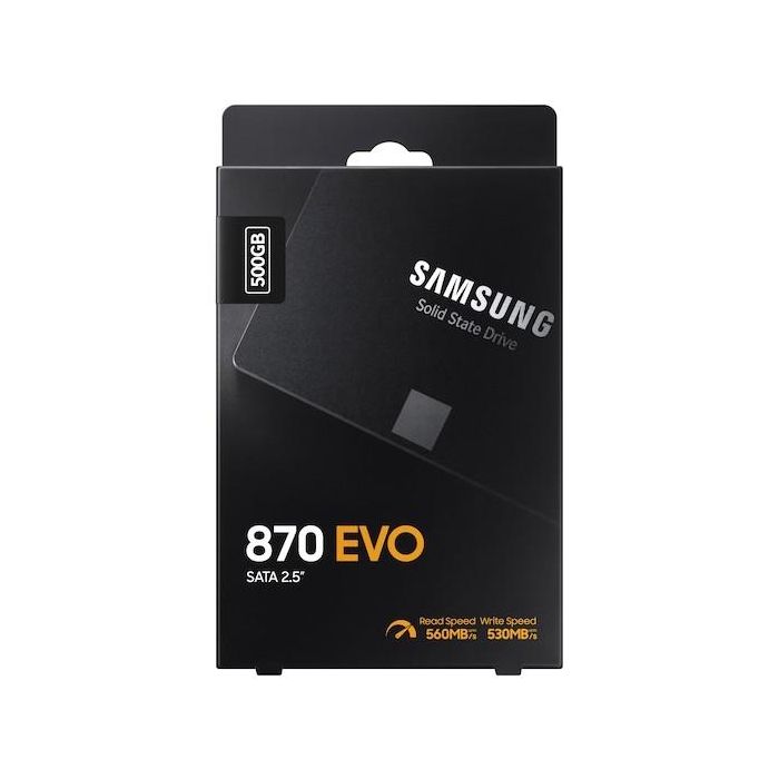 Samsung 870 EVO SSD Interno de Alto Rendimiento 500 GB 2.5" SATA III V-NAND, Lectura 560 MB/s, Escritura 530 MB/s, para PC/Portátil 5 Samsung 870 EVO SSD Interno de Alto Rendimiento 500 GB 2.5" SATA III V-NAND, Lectura 560 MB/s, Escritura 530 MB/s, para PC/Portátil 5