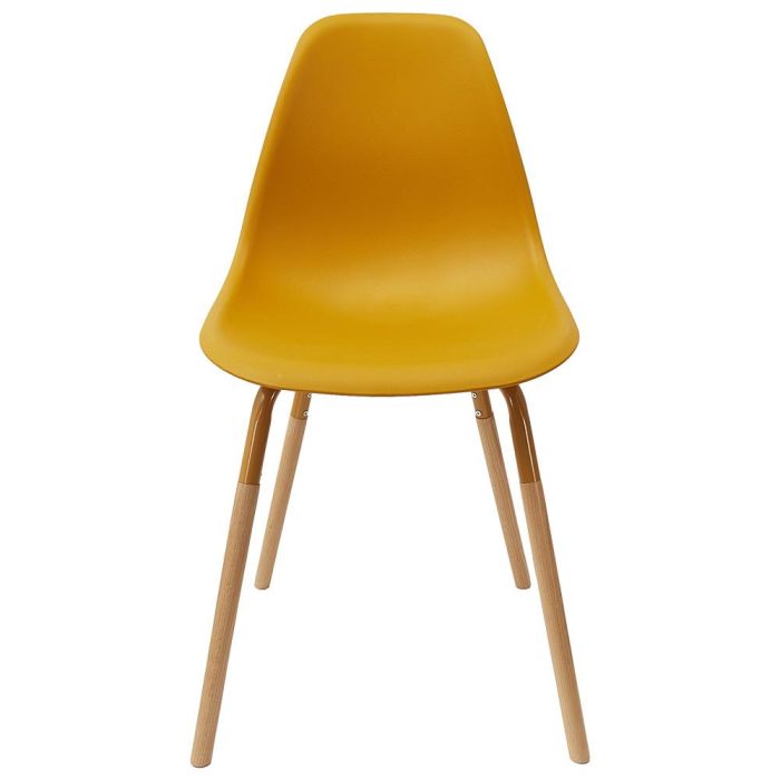 Home Deco Factory Silla Phenix Mostaza Essentiel - Diseño Escandinavo, Polipropileno y Hierro 1 Home Deco Factory Silla Phenix Mostaza Essentiel - Diseño Escandinavo, Polipropileno y Hierro 1