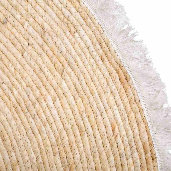 Alfombra Alexandra House Living Blanco Natural 100 x 100 cm Circular 2