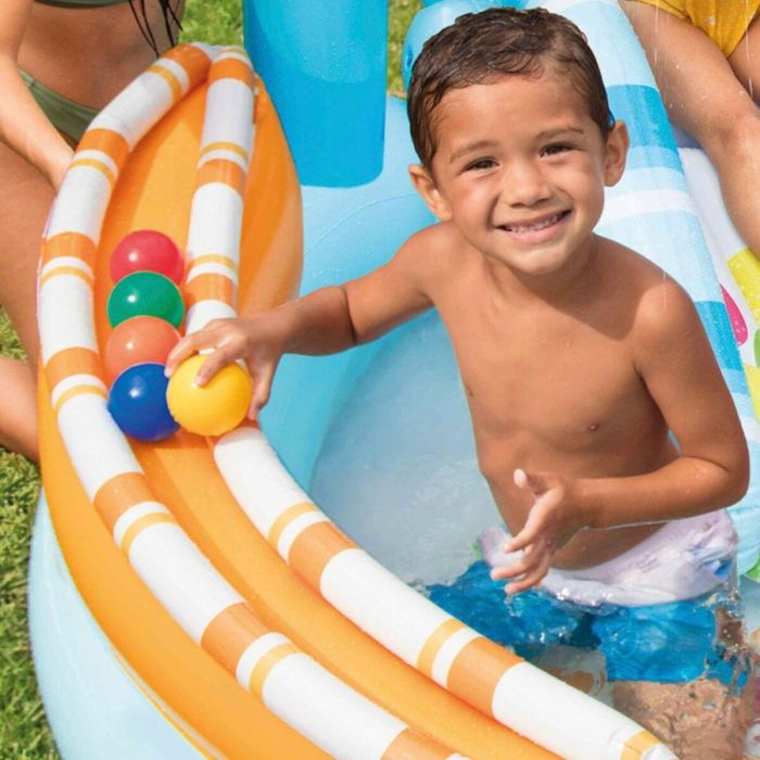 Piscina Hinchable para Niños Intex Golosinas 165 L 170 x 122 x 168 cm (2 Unidades) 1