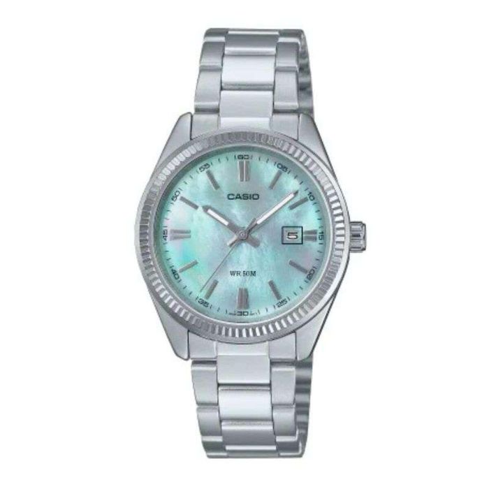 Reloj Hombre Casio LADY DATE - AQUA GREEN Plateado