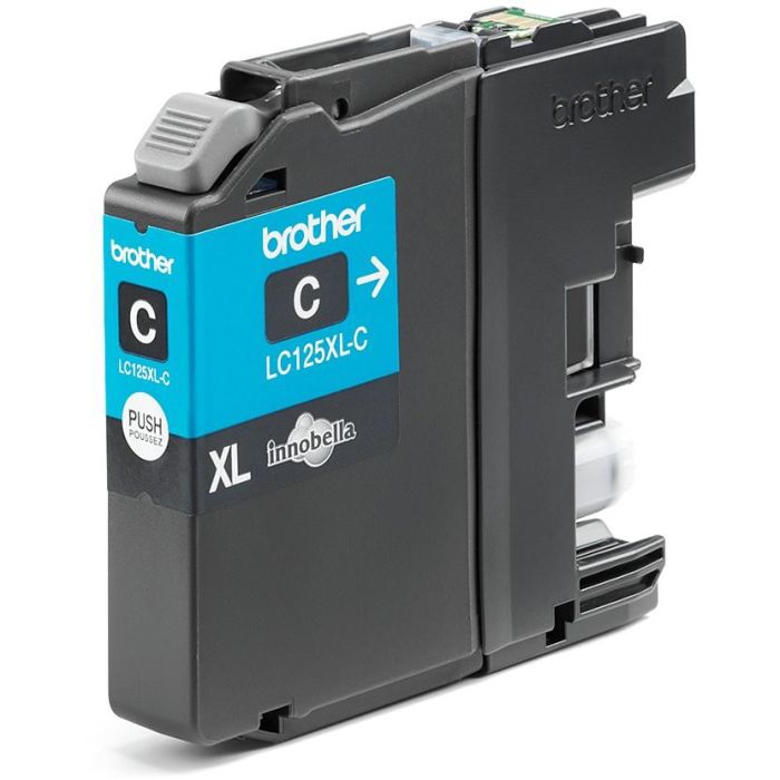 Brother LC125XLC Cartucho de tinta cian de alta capacidad para MFC-J4510DW, MFCJ-4410DW, MFCJ-4610DW 3 Brother LC125XLC Cartucho de tinta cian de alta capacidad para MFC-J4510DW, MFCJ-4410DW, MFCJ-4610DW 3