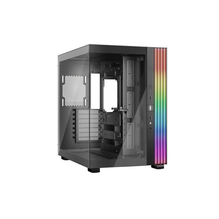 be quiet! LIGHT BASE 600 DX Caja PC Gaming Midi Tower ATX con Iluminación RGB y Ventana Lateral de Cristal Templado, Color Negro