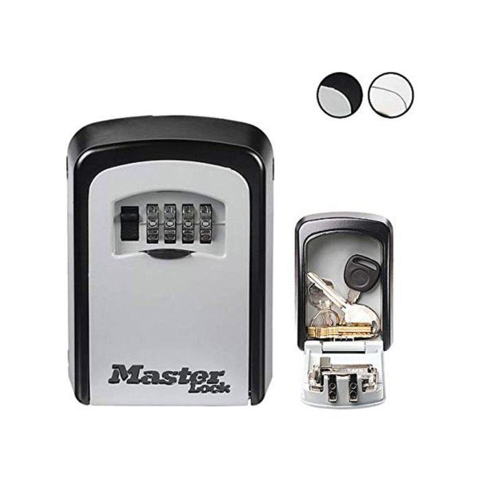 Armario de llaves Master Lock 5401EURD Metal Negro/Gris 8 x 3 x 12 cm 0 Armario de llaves Master Lock 5401EURD Metal Negro/Gris 8 x 3 x 12 cm 0