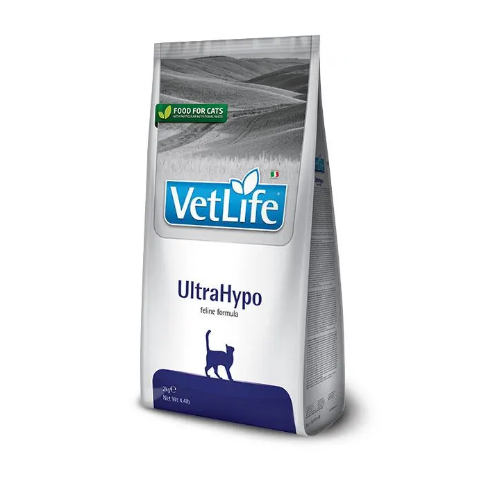 Farmina Vet Life Cat Ultrahypo - Alimento dietético para gatos con alergias, 2 kg Farmina Vet Life Cat Ultrahypo - Alimento dietético para gatos con alergias, 2 kg