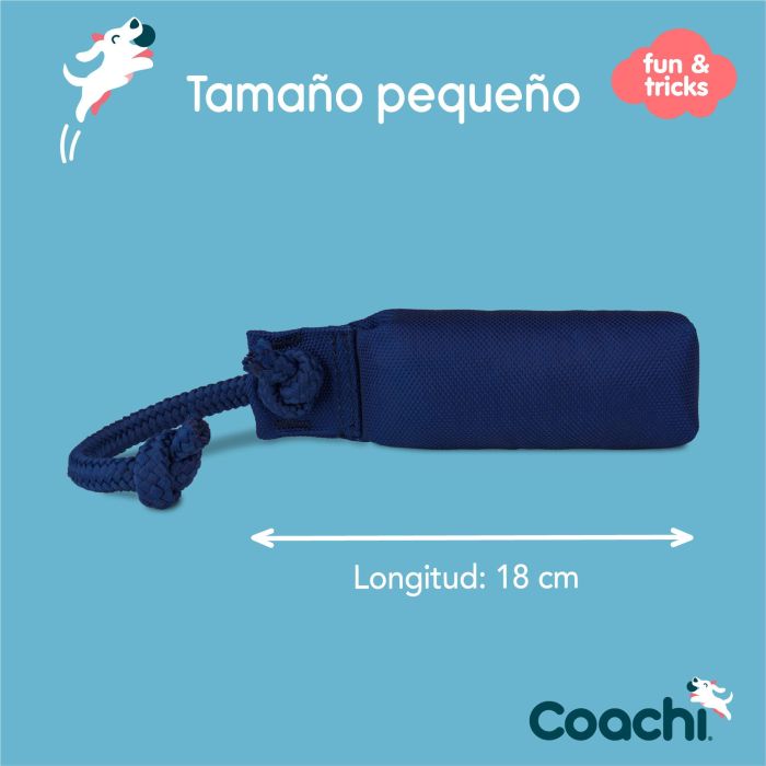 Coachi Training Dummy S de Lona Azul Oscuro, Juguete de Recuperación Flotante para Adiestramiento de Perros y Cachorros 2 Coachi Training Dummy S de Lona Azul Oscuro, Juguete de Recuperación Flotante para Adiestramiento de Perros y Cachorros 2