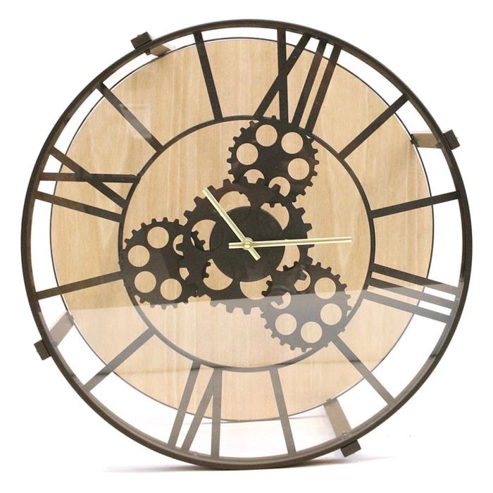 Home Deco Factory Mesa Auxiliar Reloj Industriel Diámetro 40,5 cm 2
