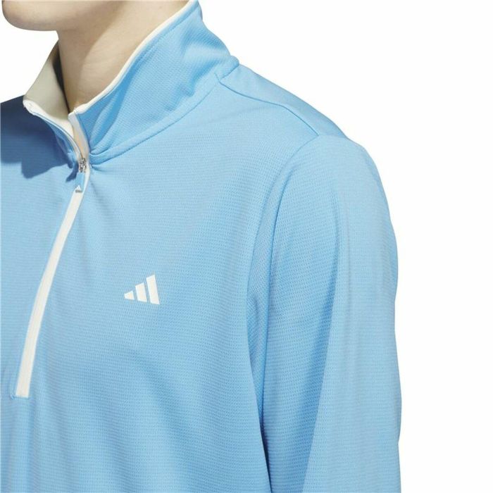 Sudadera sin Capucha Hombre Adidas Lightweight Half-Zip Azul Agua L 2 Sudadera sin Capucha Hombre Adidas Lightweight Half-Zip Azul Agua L 2