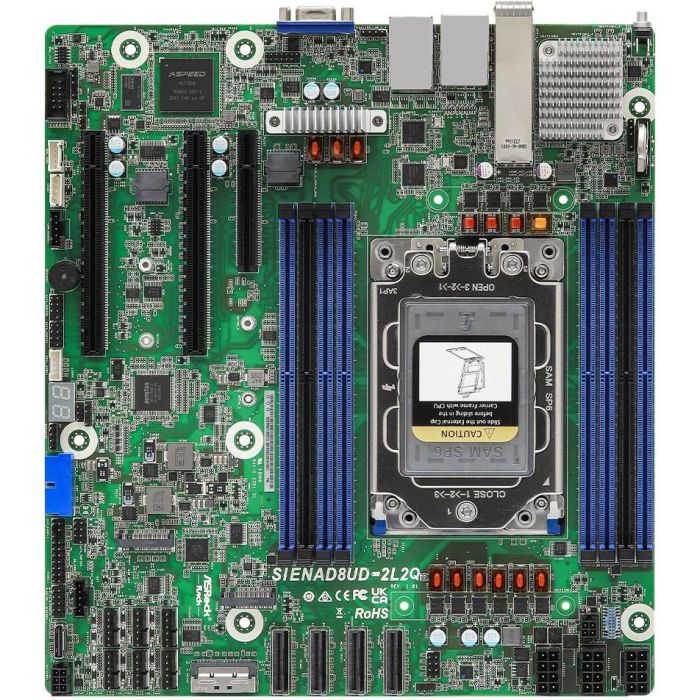 ASRock Mainboard SIENAD8UD-2L2Q micro-ATX Sockel SP6 Single 0 ASRock Mainboard SIENAD8UD-2L2Q micro-ATX Sockel SP6 Single 0