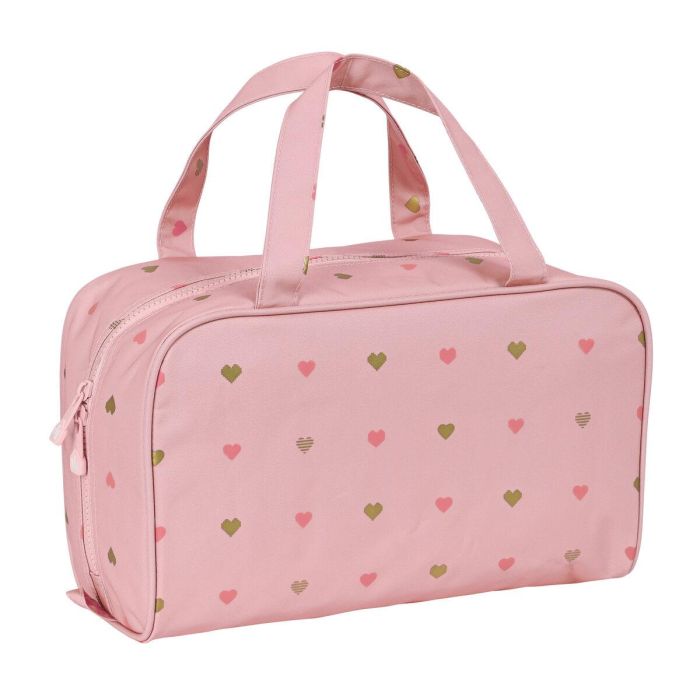 Neceser Escolar Glow Lab Hearts Rosa 31 x 14 x 19 cm 3 Neceser Escolar Glow Lab Hearts Rosa 31 x 14 x 19 cm 3