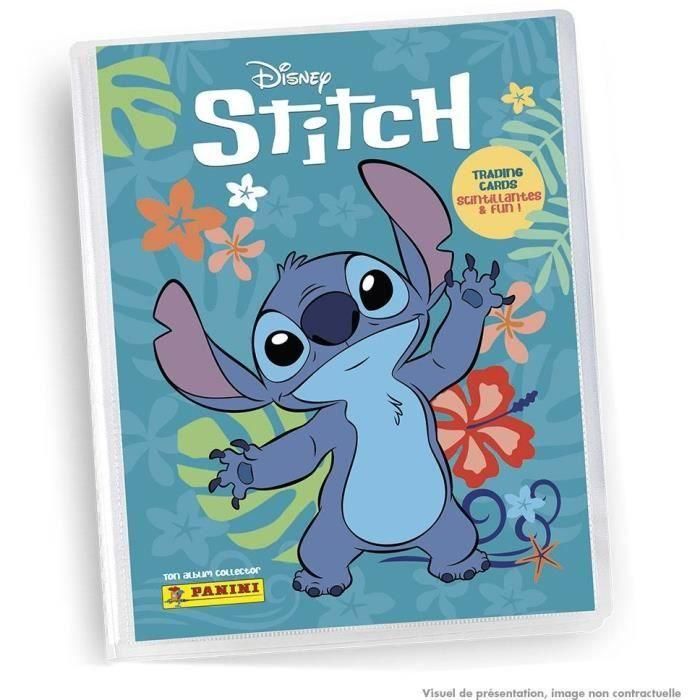 Paquete de inicio de colección - PANINI - STITCH TC - 1 carpeta + 2 bolsillos - 12 tarjetas + 1 tarjeta EL