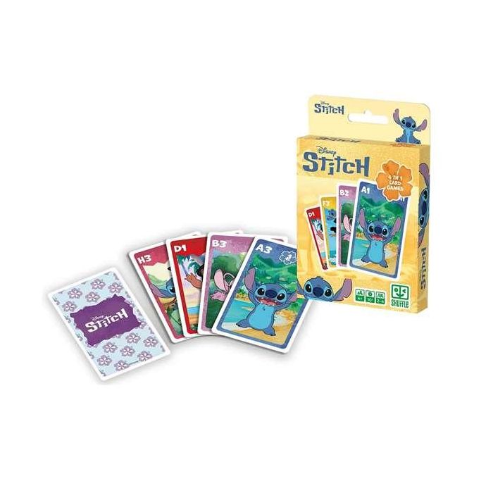 Fournier Baraja Infantil Stitch para Niños a Partir de 3 Años 1