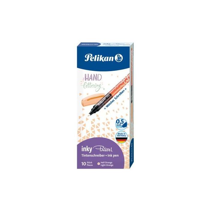 Pelikan Tintenschreiber inky 273 Pastell Orange 10 Stück Faltschachtel 0 Pelikan Tintenschreiber inky 273 Pastell Orange 10 Stück Faltschachtel 0