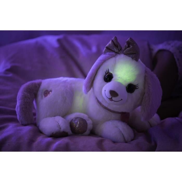 GIPSY TOYS GIP3268060565434 Perrito de peluche Puppy Bella - Muy suave, se ilumina al ritmo de melodías, 30 cm 3