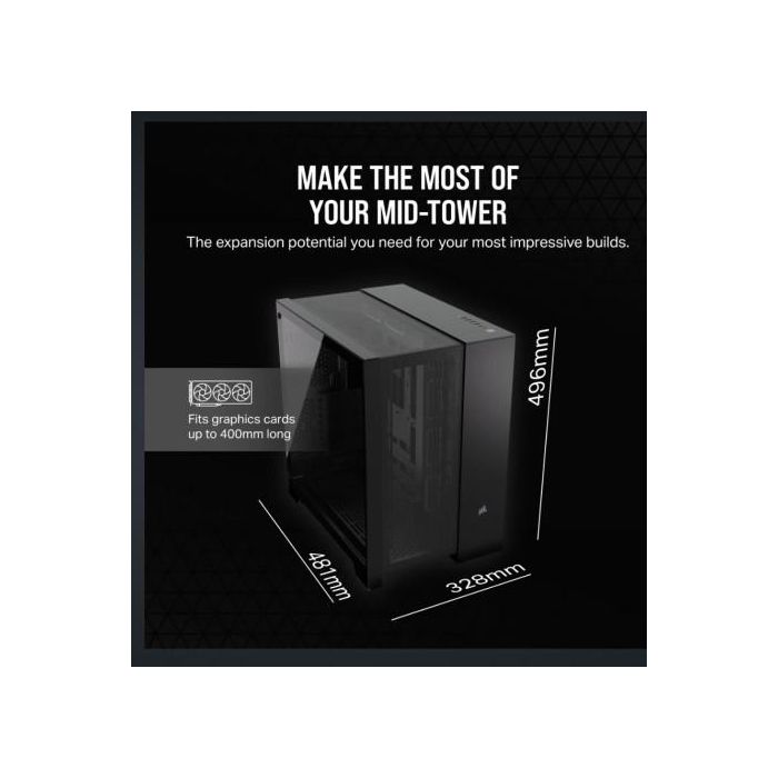 Caja Corsair 6500D Airflow Mid-Tower Negra CC-9011259-WW