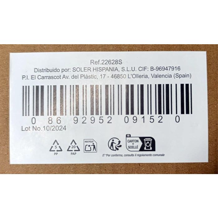 Lav Set 6 Bolsas Vira Colección Ø7x7x4 cm 65 cc (12 Cajas) Lav Set 6 Bolsas Vira Colección Ø7x7x4 cm 65 cc (12 Cajas)