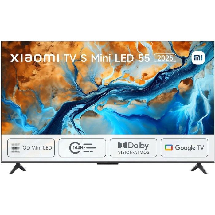 Xiaomi TV S Mini LED 55 2025 139,7 cm (55") 4K Ultra HD Smart TV Wifi Negro 1200 cd / m² Xiaomi TV S Mini LED 55 2025 139,7 cm (55") 4K Ultra HD Smart TV Wifi Negro 1200 cd / m²