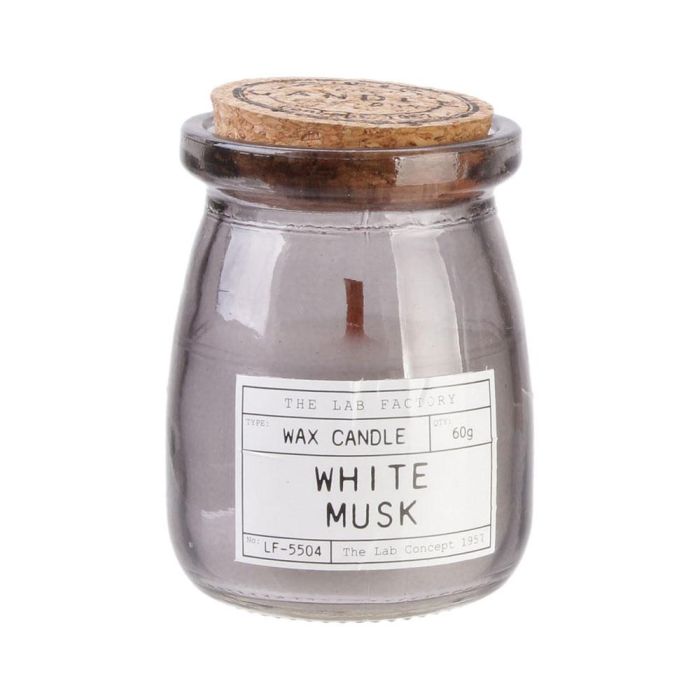 Home Deco Factory Tarro Con Vela Mecha Madera 60 G Colección Apothicaire Aroma Retro 1