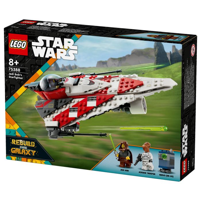 LEGO Star Wars 75388 Caza Estelar Jedi Bob con 2 Minifiguras y Droide Servo