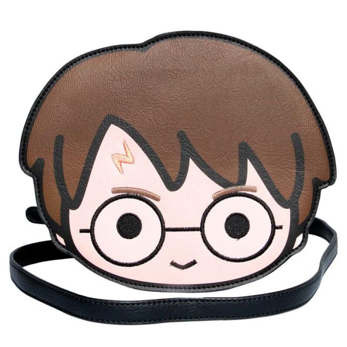 KARACTERMANIA Bolso bandolera Harry Potter Chibi 21cm, bandolera urbana con cremallera y asas ajustables