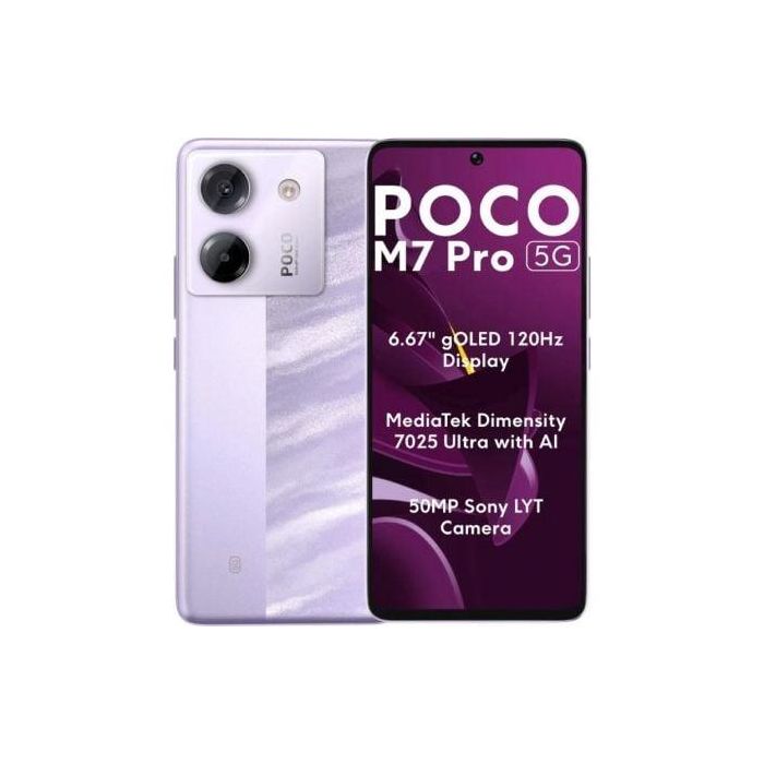 Smartphone Poco M7 PRO Mediatek Dimensity 6100+ 8 GB RAM 256 GB Púrpura Smartphone Poco M7 PRO Mediatek Dimensity 6100+ 8 GB RAM 256 GB Púrpura