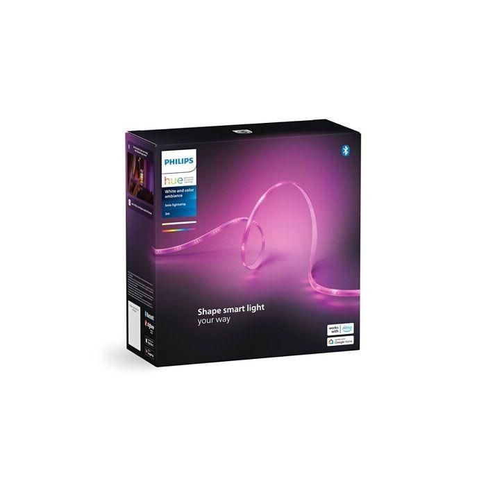 Tira conectada - Philips Hue - Solo Lightstrip - 3 m - Blanco - LED integrado 1