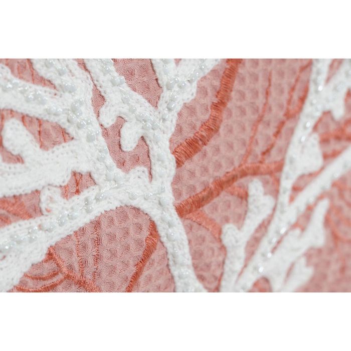 Cojin Mediterraneo DKD Home Decor Coral Blanco 10 x 35 x 60 cm 1