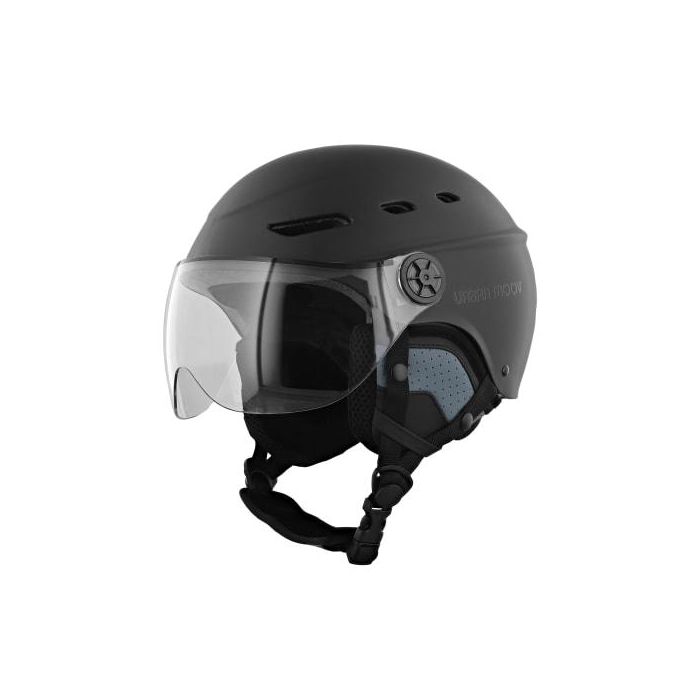 TNB URBAN MOOV Casco protector con visera y orejeras desmontables - NEGRO TALLA M