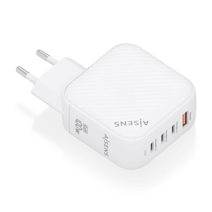 AISENS - CARGADOR GaN 100W, 3xUSB-C PD3.0 QC4.0, 1xUSB-A QC3.0, BLANCO AISENS - CARGADOR GaN 100W, 3xUSB-C PD3.0 QC4.0, 1xUSB-A QC3.0, BLANCO