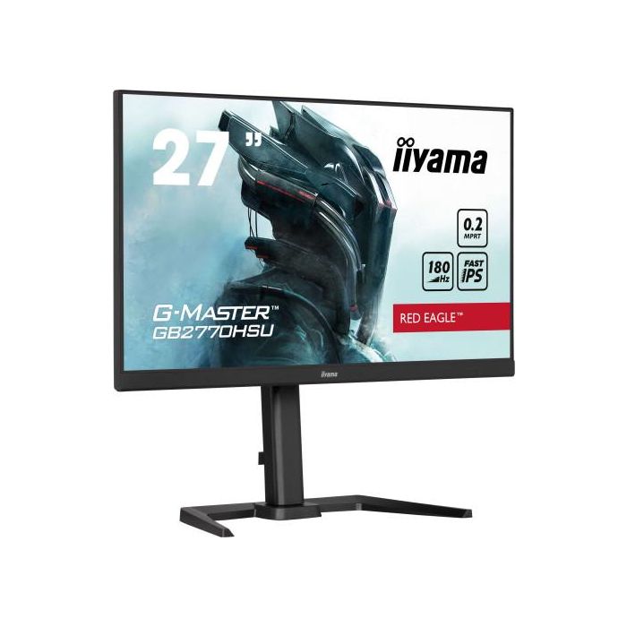 Iiyama Monitor G-MASTER GB2770HSU-B6 27" Full HD 180Hz IPS 0.2ms con 4x USB 3.2 Gen 1 y Flicker Free 2