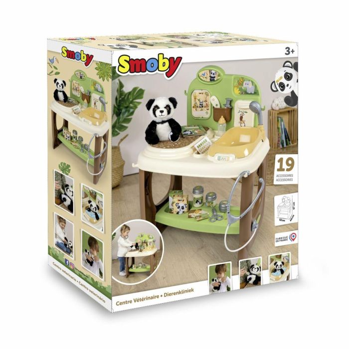 Smoby SMO3032163404064 Centro Veterinario Zoológico con 1 Peluche Panda y Múltiples Accesorios para Juego de Rol Interactivo 1 Smoby SMO3032163404064 Centro Veterinario Zoológico con 1 Peluche Panda y Múltiples Accesorios para Juego de Rol Interactivo 1