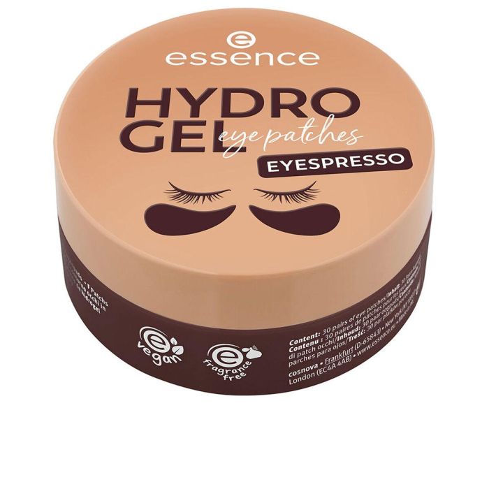 Essence HYDRO GEL EYESPRESSO Parches de Hidrogel para Ojos Antifatiga, Ojeras e Hidratación con Cafeína y Ácido Hialurónico, 30 u 0 Essence HYDRO GEL EYESPRESSO Parches de Hidrogel para Ojos Antifatiga, Ojeras e Hidratación con Cafeína y Ácido Hialurónico, 30 u 0