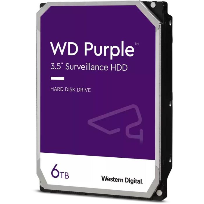 Western Digital Purple Disco Duro Interno 6 TB 3.5" SATA III 5400 RPM 256 MB