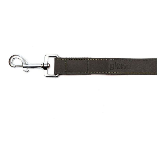 Gloria Correa Oasis para Perro de Cuero Reforzado y Robusto con Mosquetón Seguro para Paseos Largos 100 cm x 15 mm Negro 2