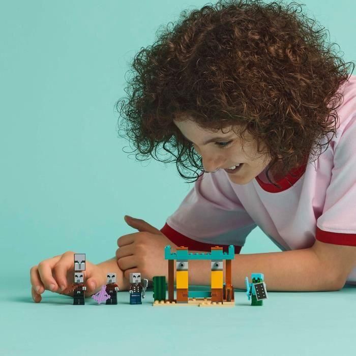 LEGO 21267 Patrulla Del Desierto De Los Maldeanos Minecraft - Set de Construcción con Figuras, Caballero Cactus y Tesoro para Niños +7 Años 4 LEGO 21267 Patrulla Del Desierto De Los Maldeanos Minecraft - Set de Construcción con Figuras, Caballero Cactus y Tesoro para Niños +7 Años 4