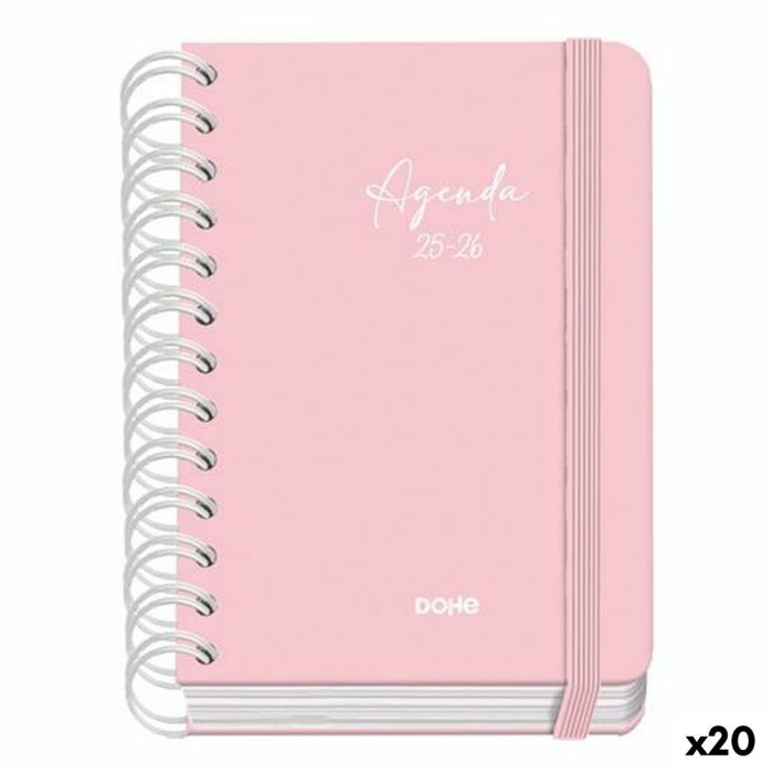 Agenda DOHE SERENITY WIRE´O Rosa A6 120 x 170 mm 2025-2026 (20 Unidades) 0 Agenda DOHE SERENITY WIRE´O Rosa A6 120 x 170 mm 2025-2026 (20 Unidades) 0