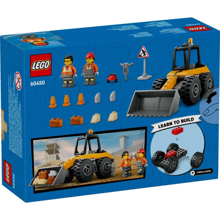 LEGO 60450 City Cargadora con Ruedas Amarilla, Set de Construcción de Juguete para Niños +4 Años con Excavadora, Pala y Minifiguras 12 LEGO 60450 City Cargadora con Ruedas Amarilla, Set de Construcción de Juguete para Niños +4 Años con Excavadora, Pala y Minifiguras 12