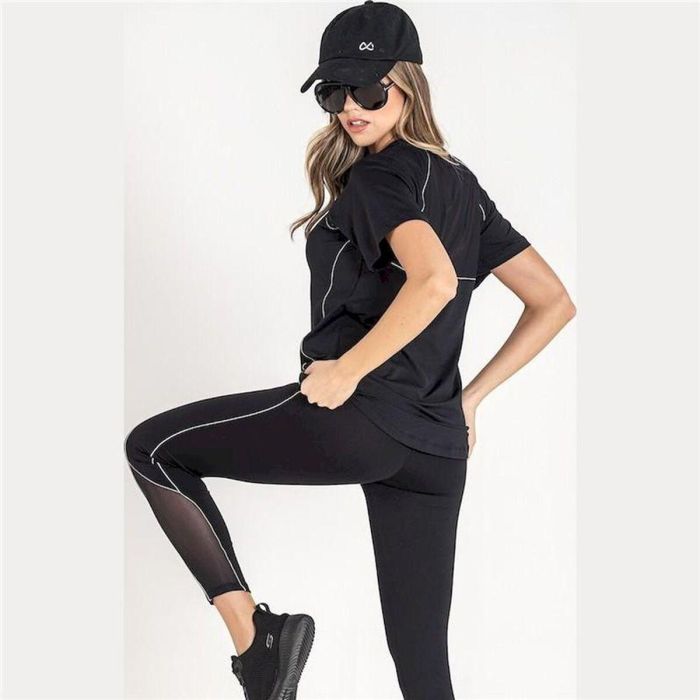 Camiseta de Manga Corta Mujer Ditchil Avis Negro Fitness S 2