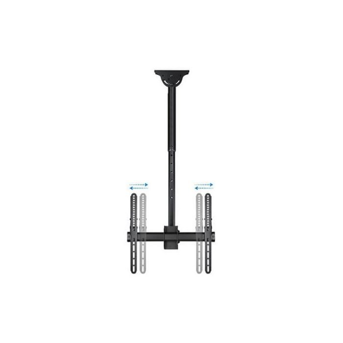 TooQ Soporte de techo giratorio para TV 32" a 55", 360º, 50 kg, Negro - LPCE1155TSLI-B 1 TooQ Soporte de techo giratorio para TV 32" a 55", 360º, 50 kg, Negro - LPCE1155TSLI-B 1
