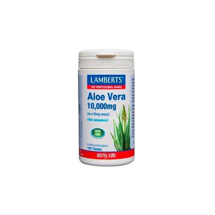 LAMBERTS Aloe Vera 10.000Mg 120 Comprimidos Veganos Apto Vegetarianos