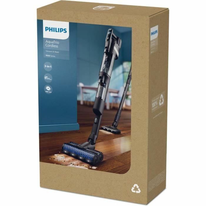 Philips Aspiradora inalámbrica AquaTrio XW9463/11 - Cepillos AquaSpin alta velocidad y sistema de autolimpieza 3 Philips Aspiradora inalámbrica AquaTrio XW9463/11 - Cepillos AquaSpin alta velocidad y sistema de autolimpieza 3