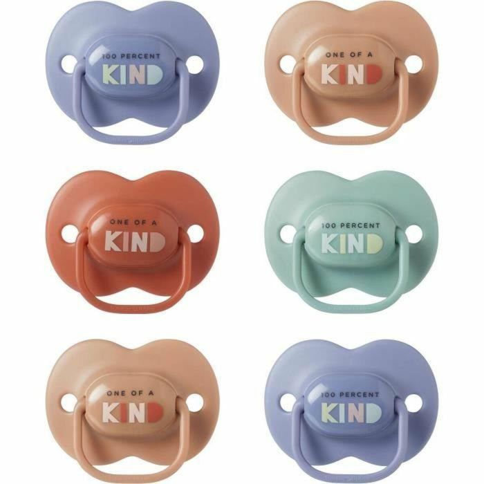 Chupetes - TOMMEE TIPPEE - ANYTIME - 18-36 Meses - Juego de 6 - Forma Ortodoncia Simétrica, - Silicona sin BPA Chupetes - TOMMEE TIPPEE - ANYTIME - 18-36 Meses - Juego de 6 - Forma Ortodoncia Simétrica, - Silicona sin BPA