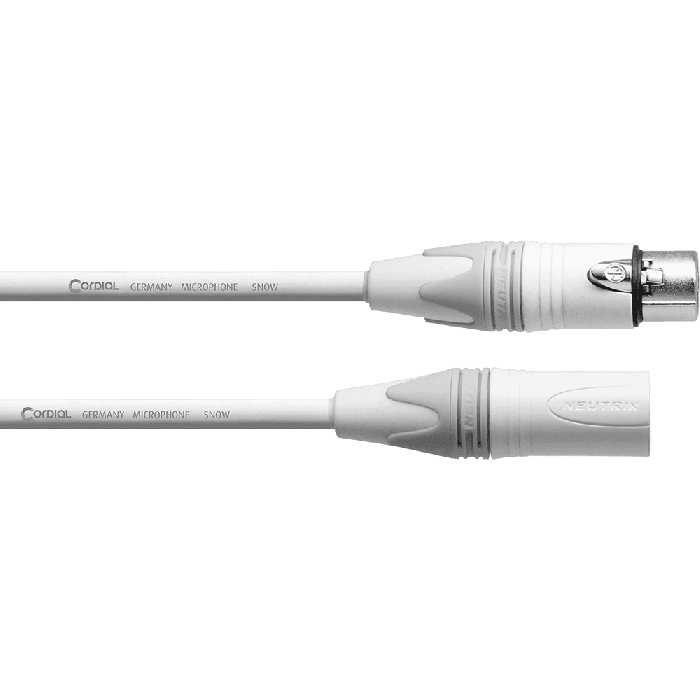Cable De Micrófono Xlr 5 M Blanco Cable De Micrófono Xlr 5 M Blanco
