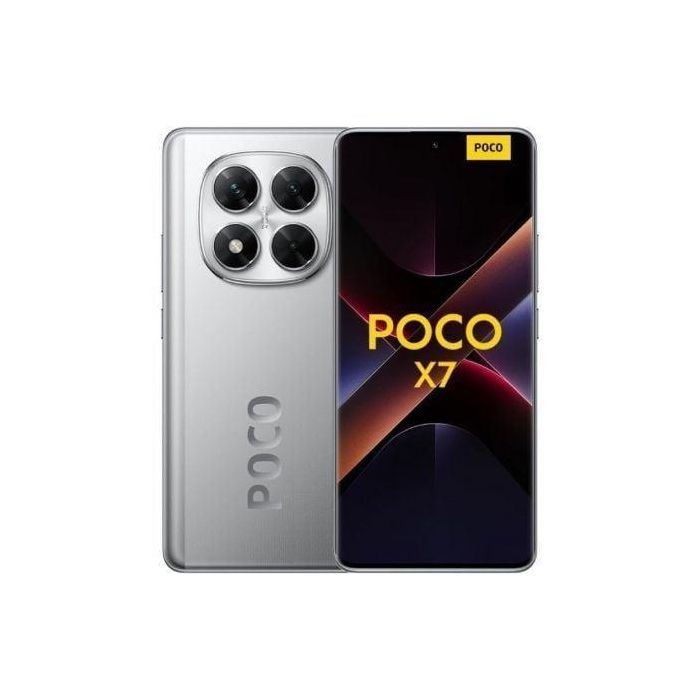 Xiaomi POCO X7 16,9 cm (6.67") SIM doble 5G USB Tipo C 8 GB 256 GB 5110 mAh Plata Xiaomi POCO X7 16,9 cm (6.67") SIM doble 5G USB Tipo C 8 GB 256 GB 5110 mAh Plata