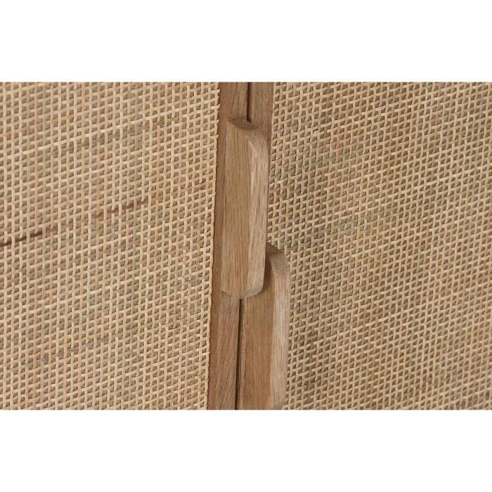 DKD Home Decor Buffet Tropical Natural Roble Ratán MDF Chapa con 3 Cajones 4 Puertas - 182x45x71 cm 6 DKD Home Decor Buffet Tropical Natural Roble Ratán MDF Chapa con 3 Cajones 4 Puertas - 182x45x71 cm 6