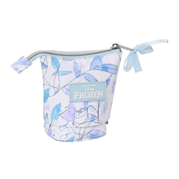 Estuche Escolar Frozen Memories Azul Blanco 8 x 19 x 6 cm 3