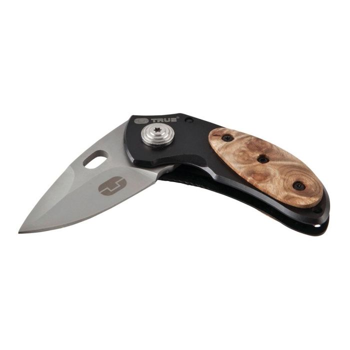 True Navaja Jacknife TU576K Pequeña Robusta y Resistente Acero Inoxidable de Bolsillo Plegable 2