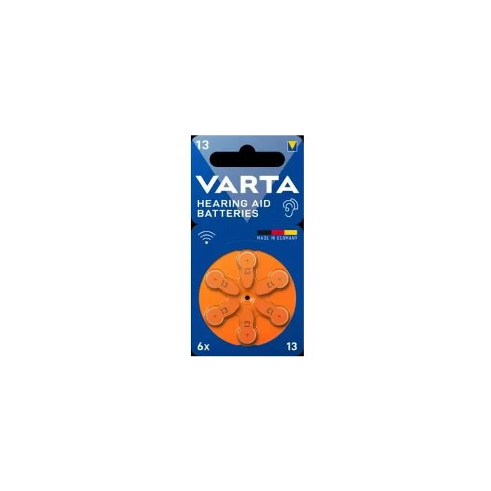 Varta Pila para audífonos Hearing Aid Batteries 13 (Blister 6 unid.)