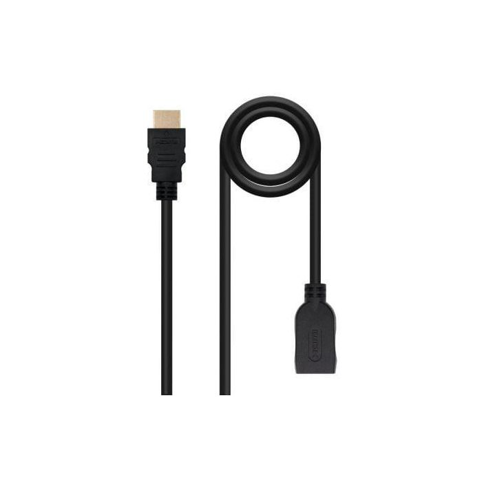 Prolongador HDMI NANOCABLE 10.15.1011 1 m Negro Prolongador HDMI NANOCABLE 10.15.1011 1 m Negro